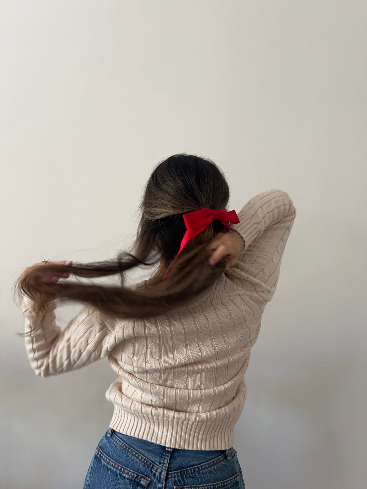 100% Silk Bow Scrunchies - Galentine's Drop