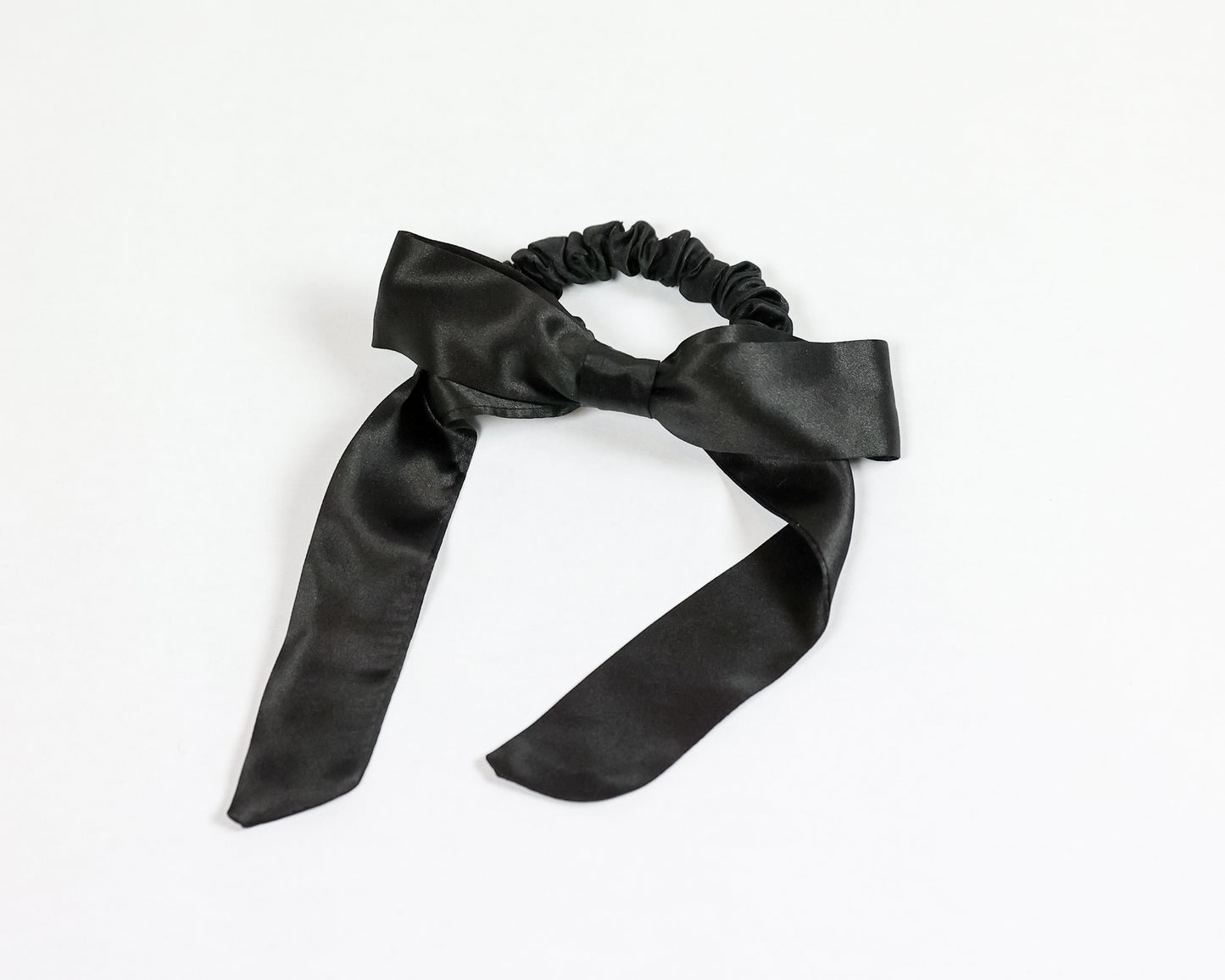 100% Silk Bow Scrunchies