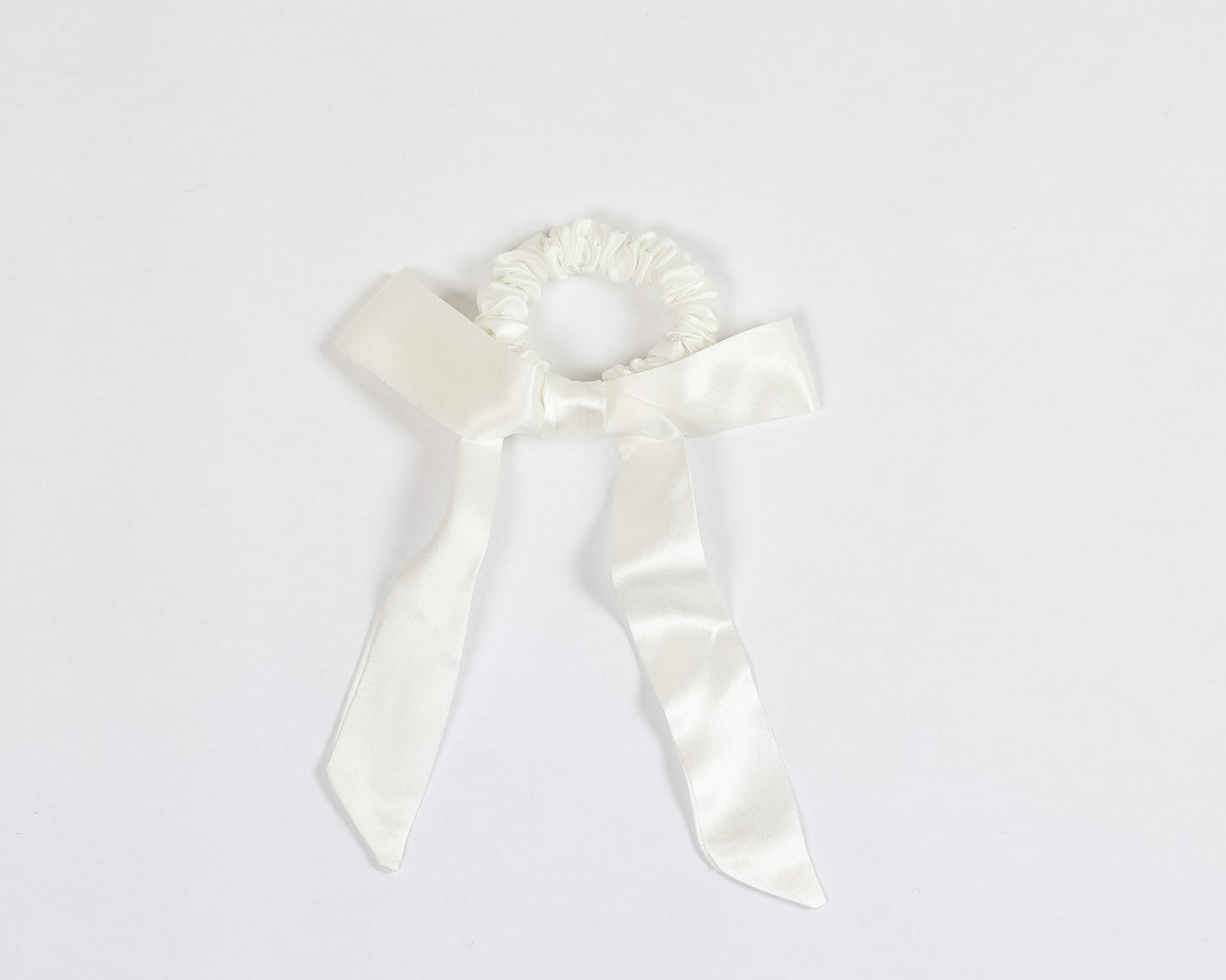 100% Silk Bow Scrunchies